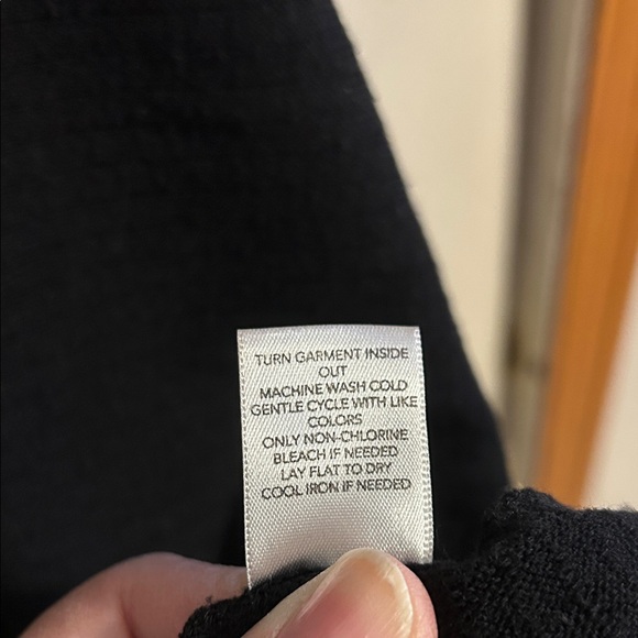 CJ Banks Black Crew Neck Sweater - Picture 5 of 6